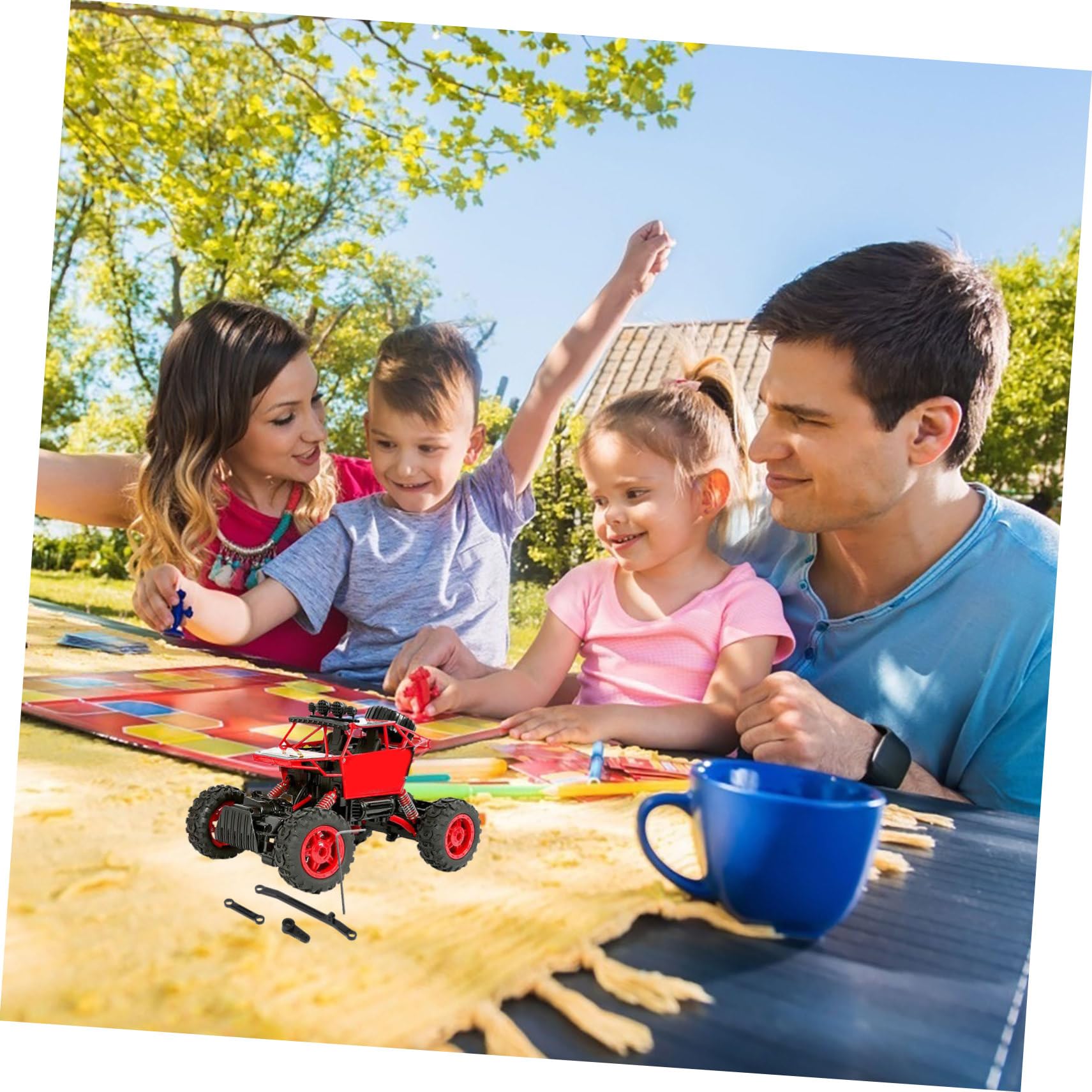 ibasenice 1/12 Car Steering Rod Kit Metal Steering Rod Upgrade Set for Car Toy Accessory