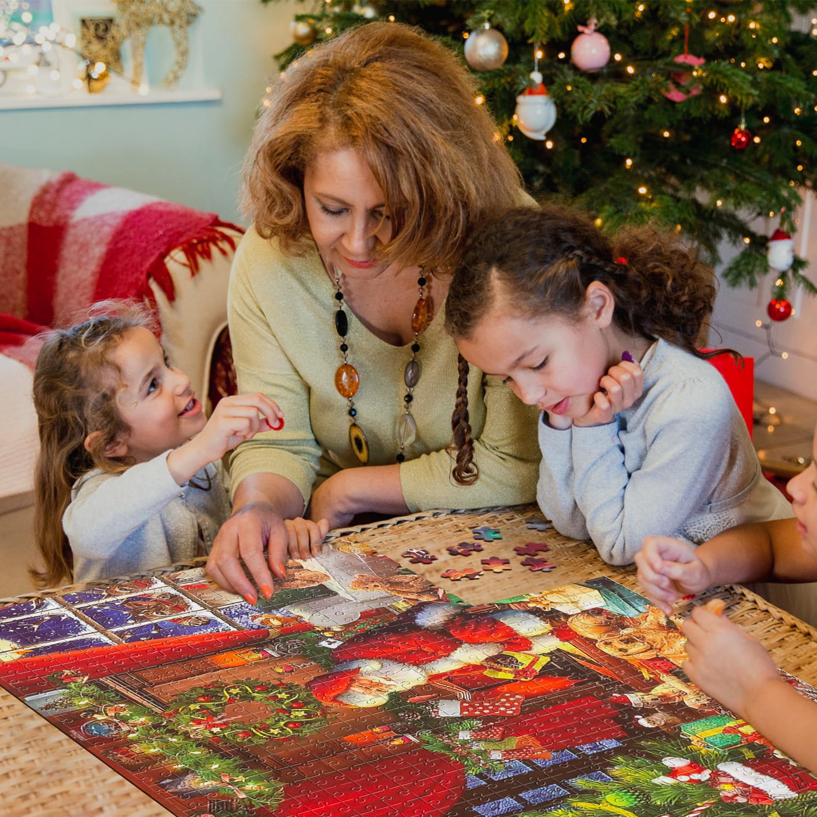 Calendario Dell'Avvento 2025 A Puzzle Di Natale, 1008 Pezzi, 24 Scatole, Dimensioni Finali 70x50 Cm, Regalo Per Adulti E Famiglie