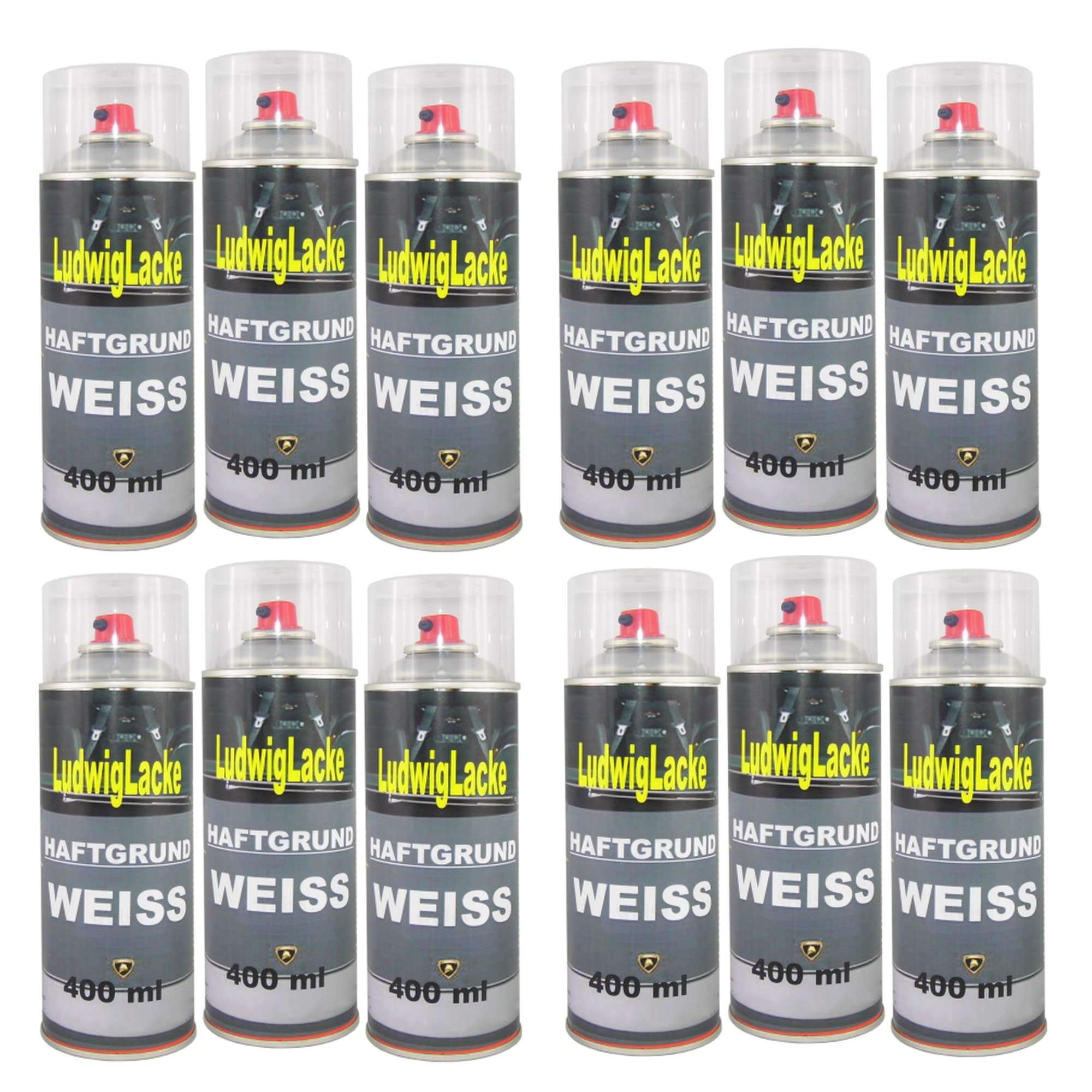 LudwigLacke Haftgrund 10 Spray Weiss 400 ml je Spraydose