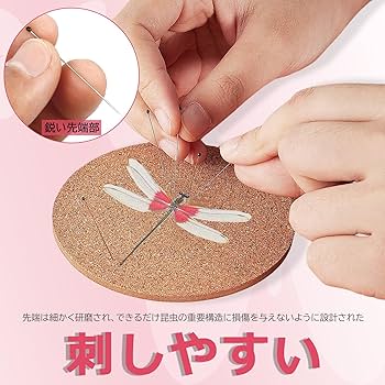 Amazon | Topatrol 標本ピン 昆虫針 昆虫標本針 約100個 昆虫