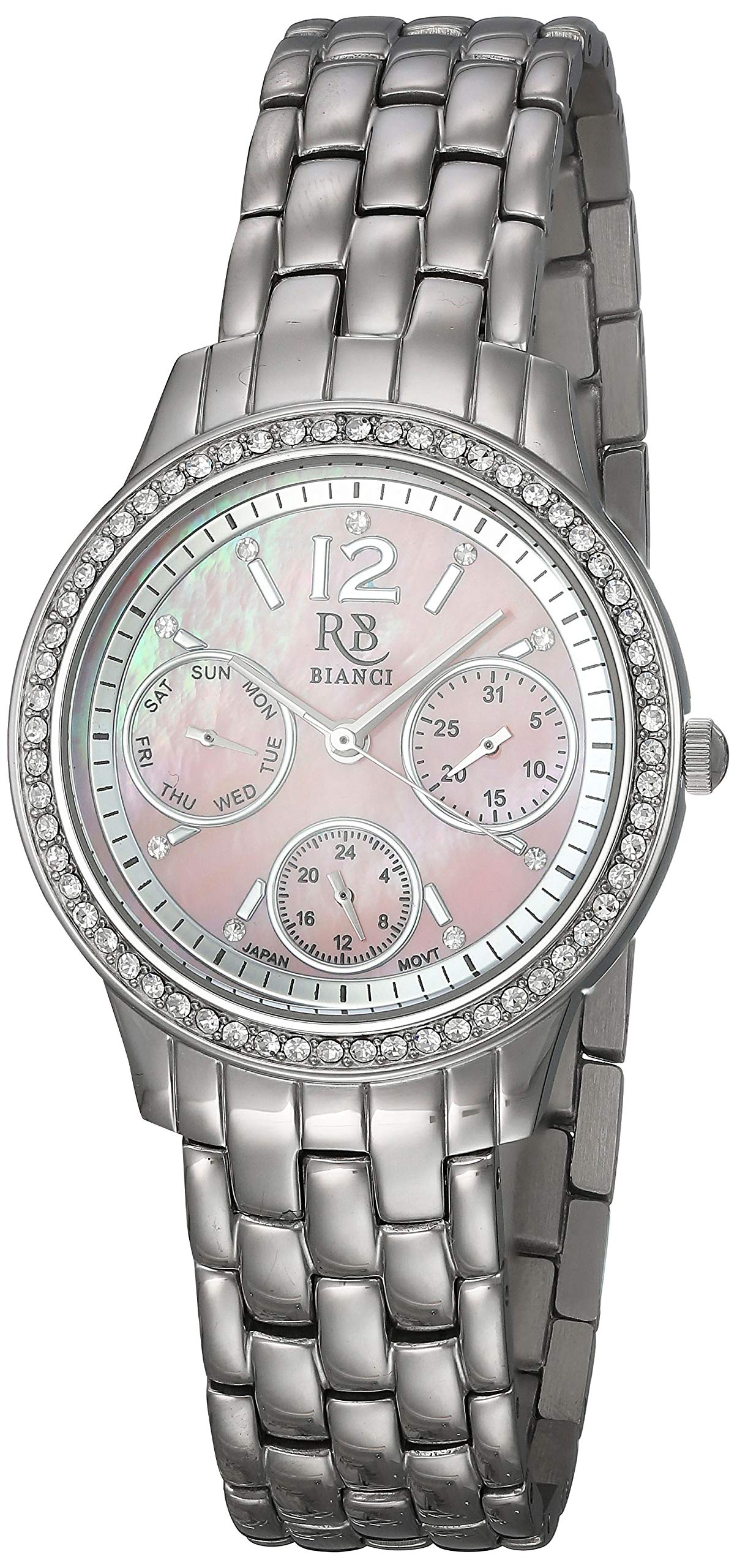 ROBERTO BIANCI WATCHES Women's Valentini Quartz Stainless-Steel Strap, Silver, 16 Casual Watch (Model: RB0842)
