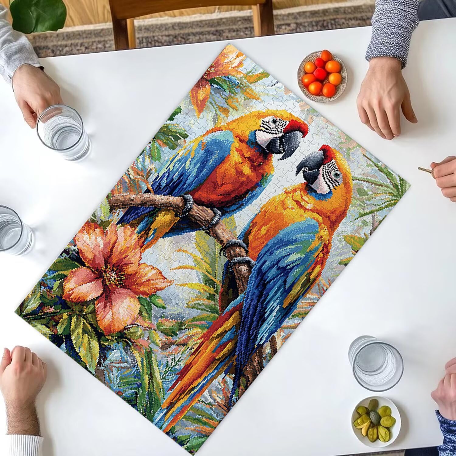 Puzzle 5000 sztuk, puzzle dla dorosłych, wyzwanie puzzle, puzzle dla całej rodziny, napis na plecach, prezenty dla mężczyzn kobiet, motyw: (leśna kruka) z-728