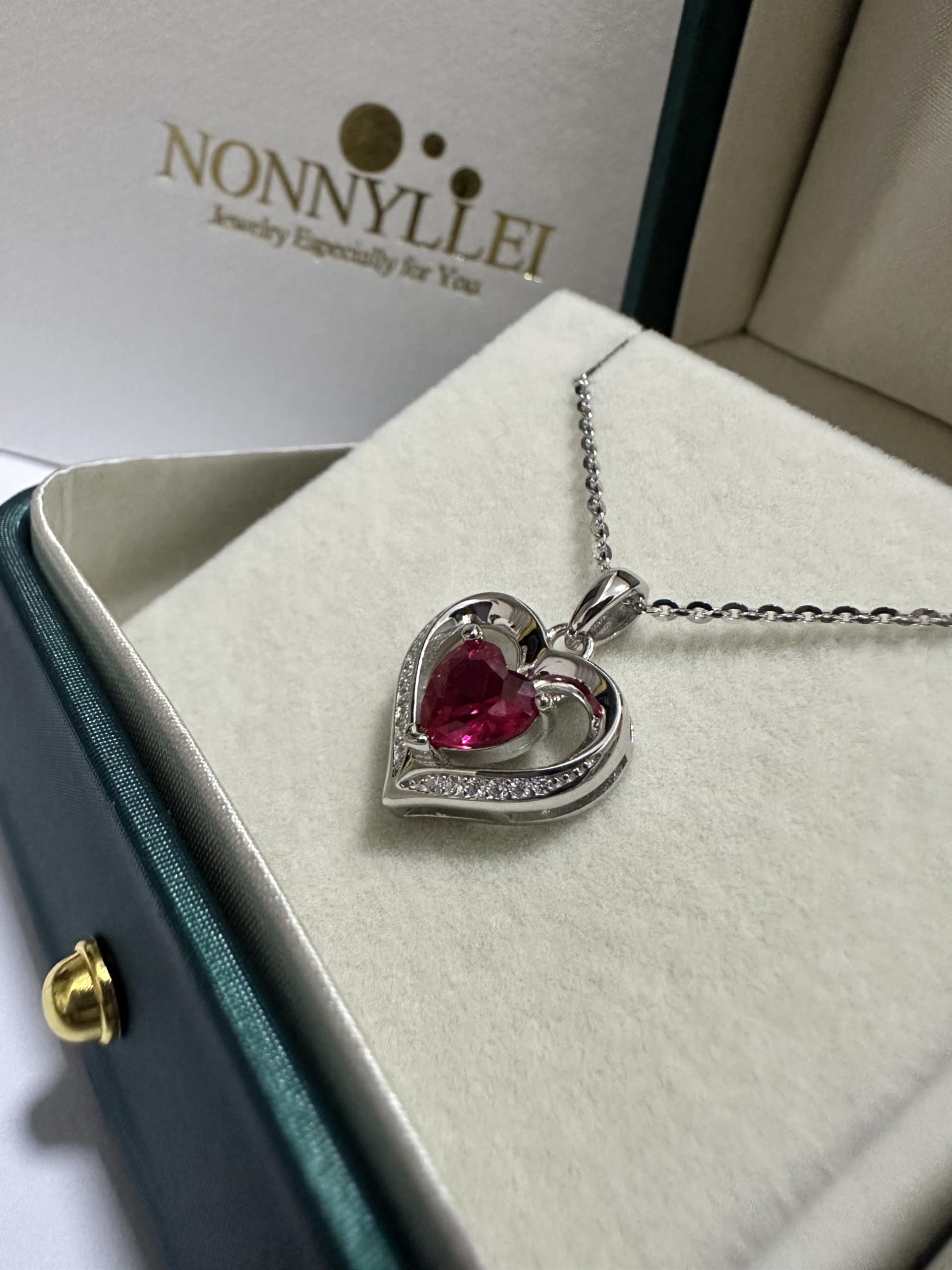 Cadena para mujer con forma de corazón, colgante de corazón, Navidad, día de la madre, regalo de San Valentín, aniversario, boda, cumpleaños, mujer, novia