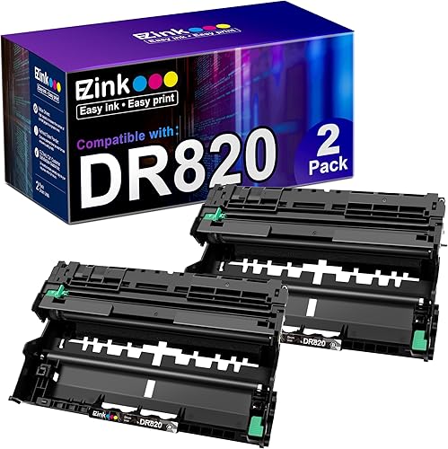 E-Z Ink Unidad de tambor de repuesto compatible para Brother DR 820 DR820 DR-820 compatible con MFC-L5900DW HL-L6200DW HL-L5100DN MFC-L5800DW