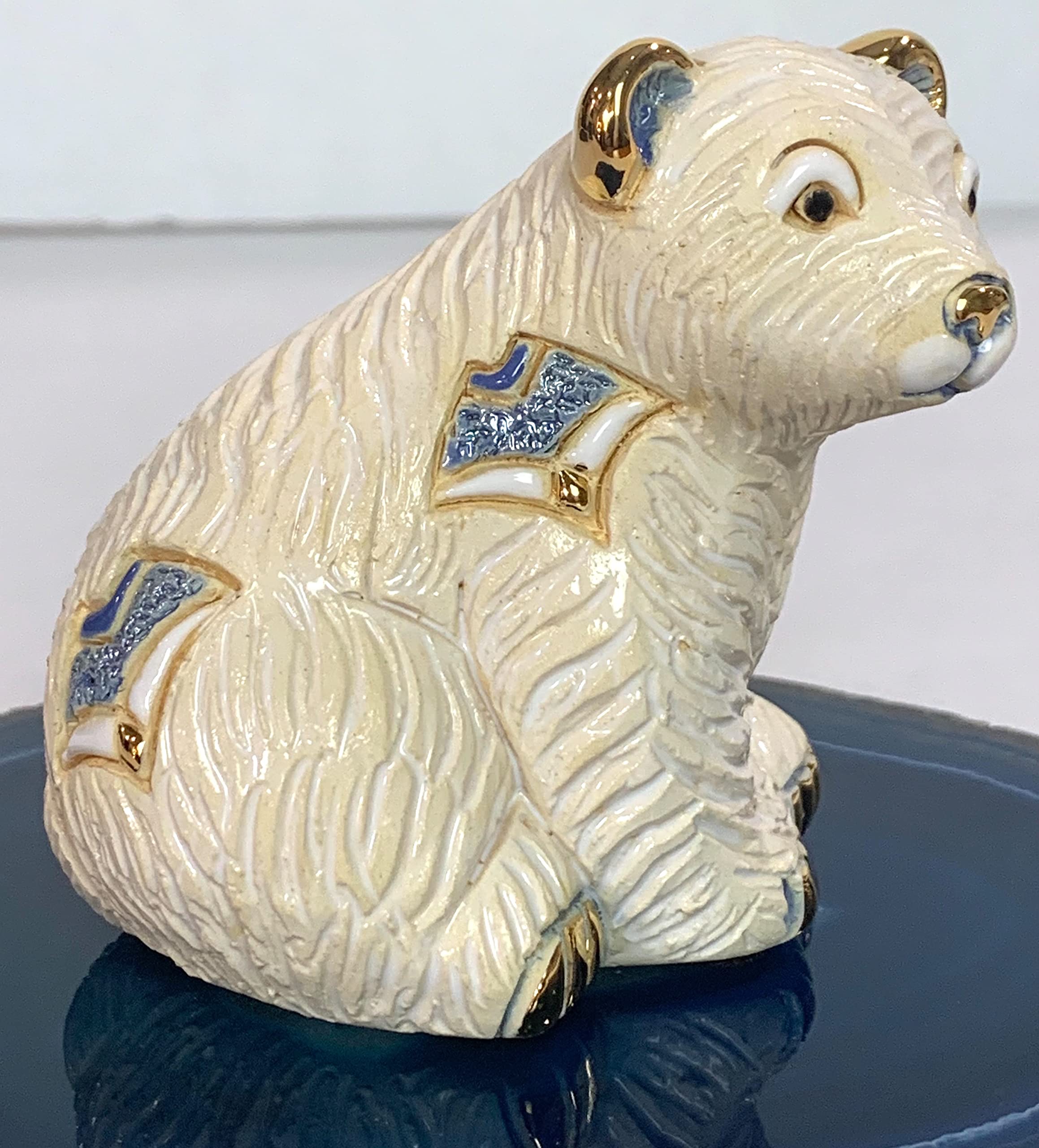 Bébé ours polaire arctique De Rosa cadeau idéal anniversaire et mariage