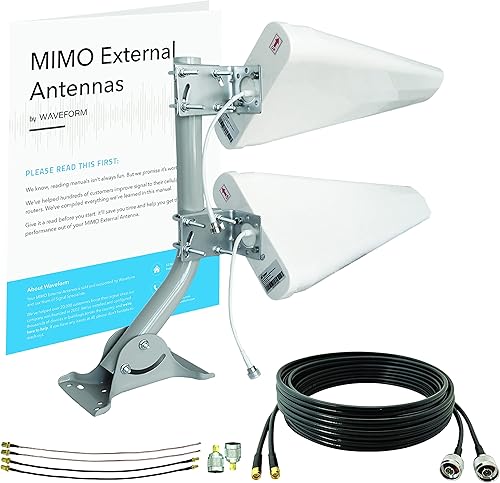 Waveform Legacy - Kit de antena periódica de registro direccional MIMO 2x2 | Antena externa para enrutadores y puertas de enlace 4G/5G | para