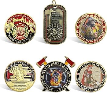 嘉手納基地消防チャレンジコイン 嘉手納基地消防チャレンジコイン