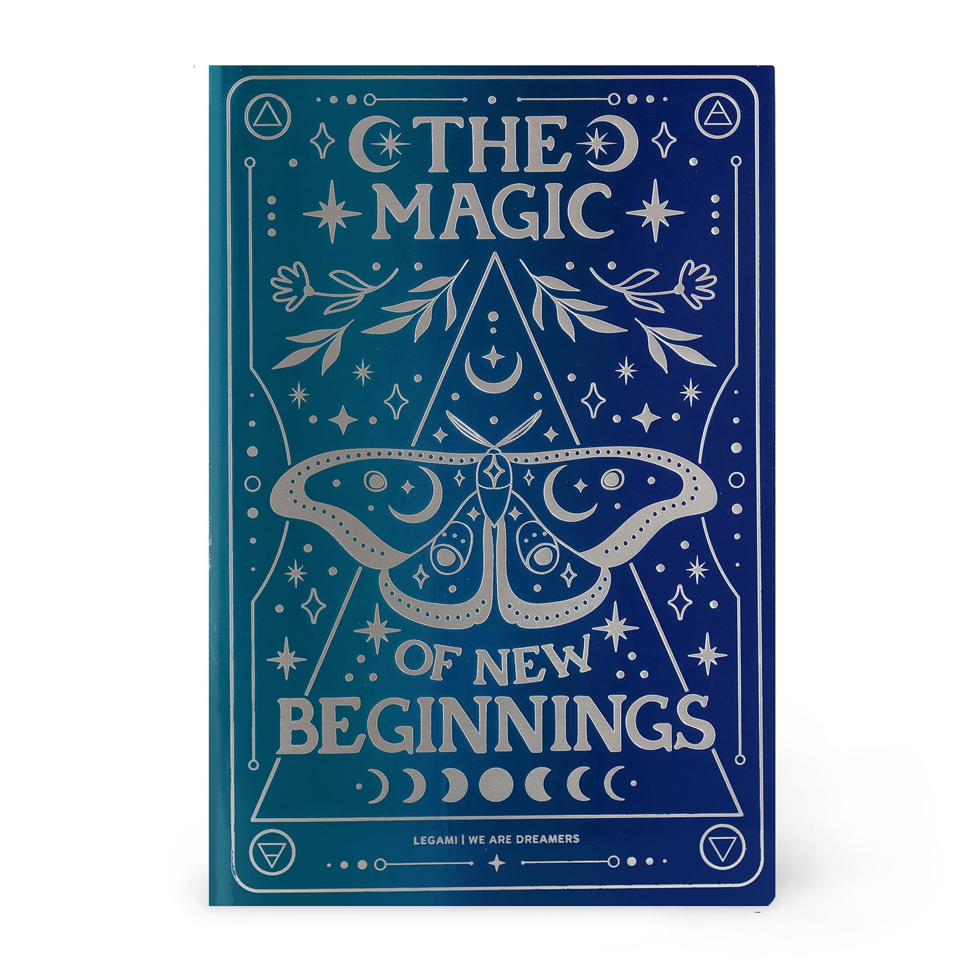 Legami - Notebook, Moth Theme, Special Edition, A5 Format, Medium, FSC Certified Paper, 80 Pages, Singer Stitch Binding, 14.2 x 21 cm