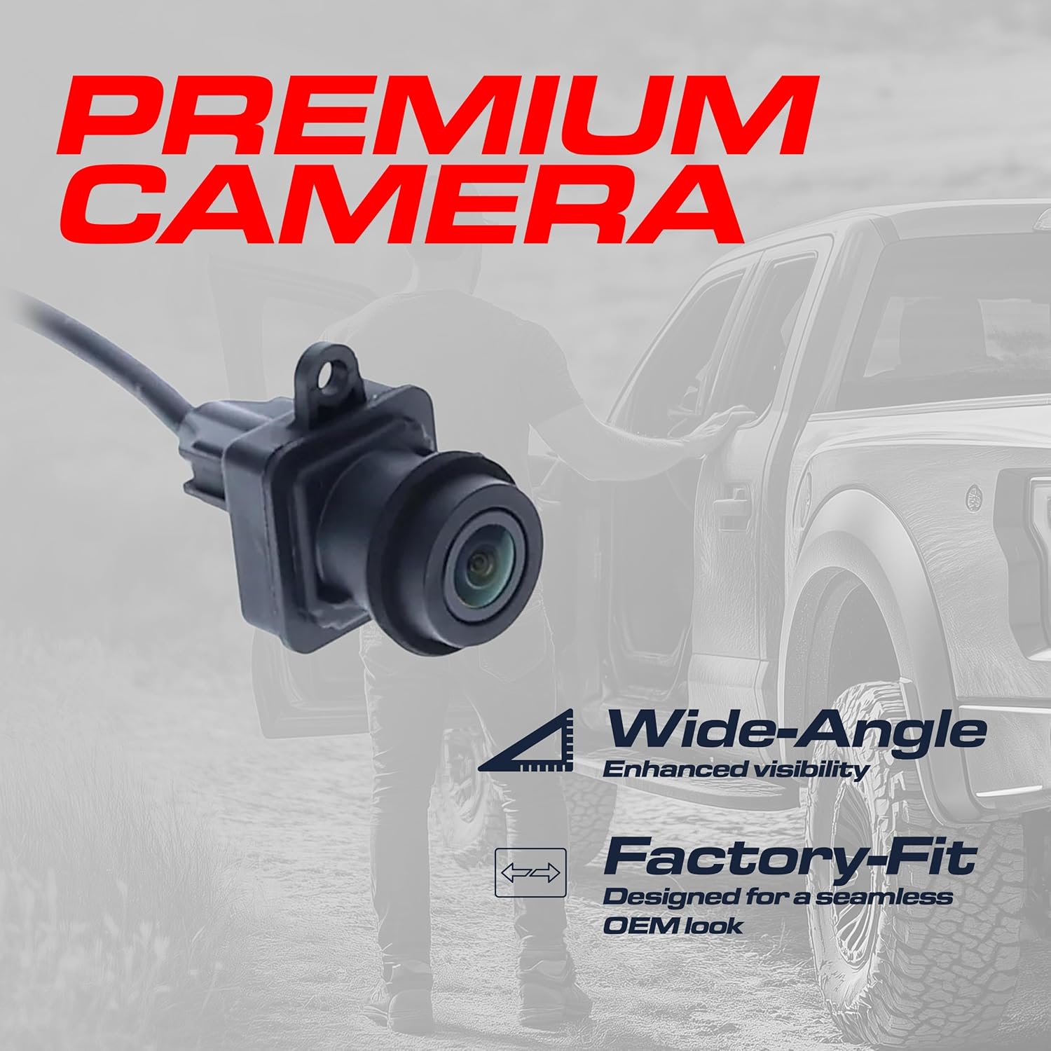 Master Tailgaters Replacement for Dodge Ram (2009-2012) Backup Camera OE Part # 56054164AD, 68044906AE, 56054041AB, 56054041AC, 56054041AD, 56054041AE, 56054164AA, 56054164AB, 68044906AA, 68044906AB