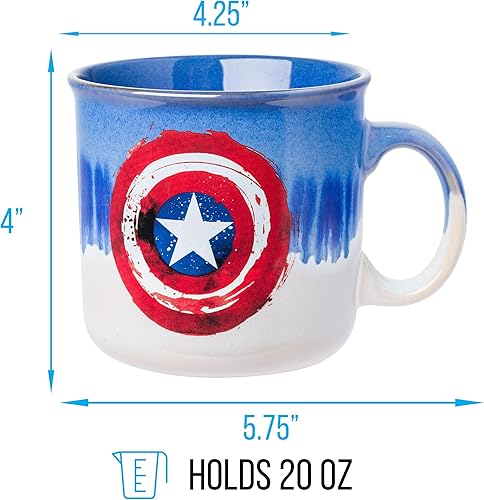 Vista 57 de Silver Buffalo Yellowstone Dutton Ranch Montana - Taza de cerámica de campamento con esmalte reactivo, 20 onzas