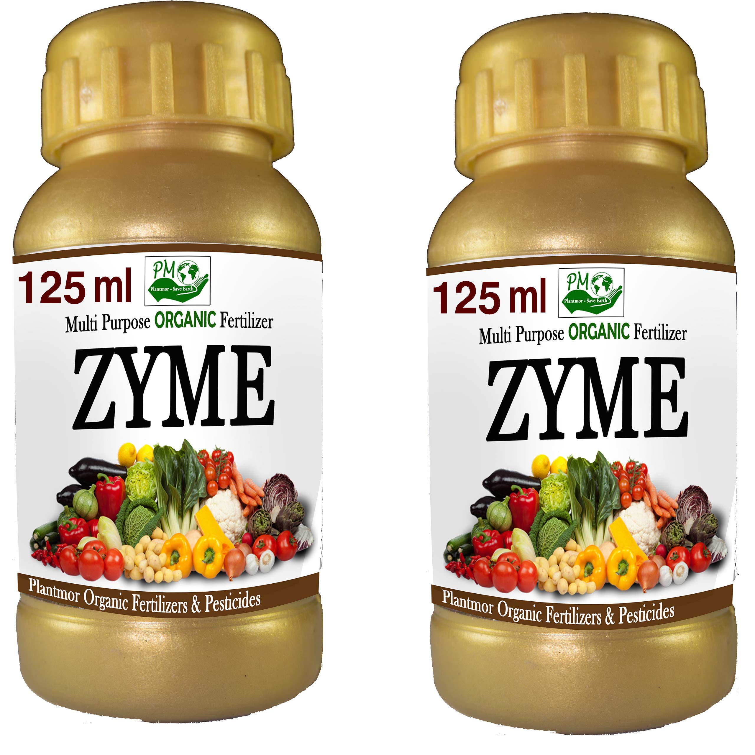 Plantmor Organic Fertilizers & Pesticides Zyme Organic Liquid Fertilizer (125ml + 125ml) for All Types of Vegetable, Fruits, Leafy & Flower Plants and Crops (B0831D69Y5) Amazon Price History, Amazon Price Tracker