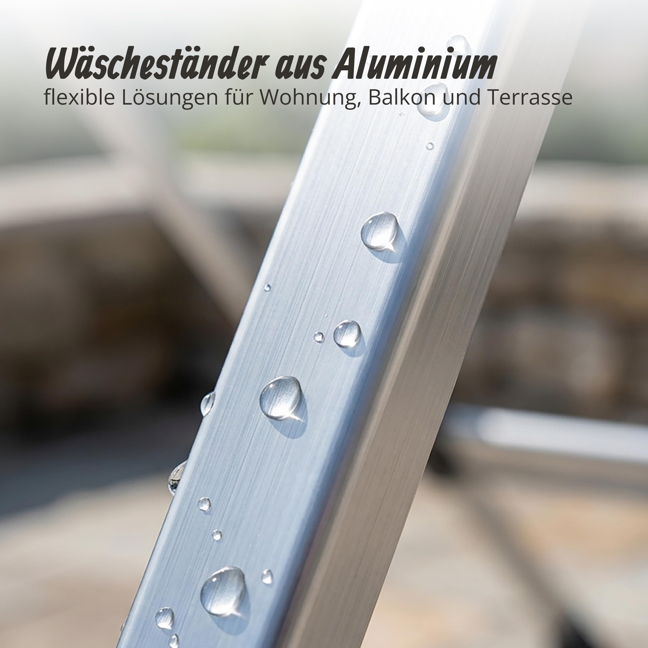 Relaxdays Wäscheständer, ausziehbar, klappbar, Silber | HxBxT: 126,5 x 150-250 x 76 cm, für Kleiderbügel, Trockenständer