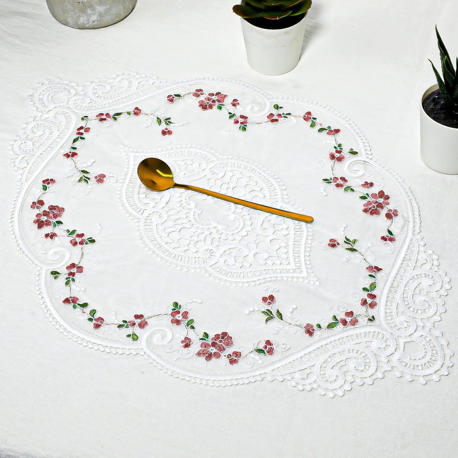 Amazon｜Vin Beauty ヴィンテージレーステーブルマット2枚セット