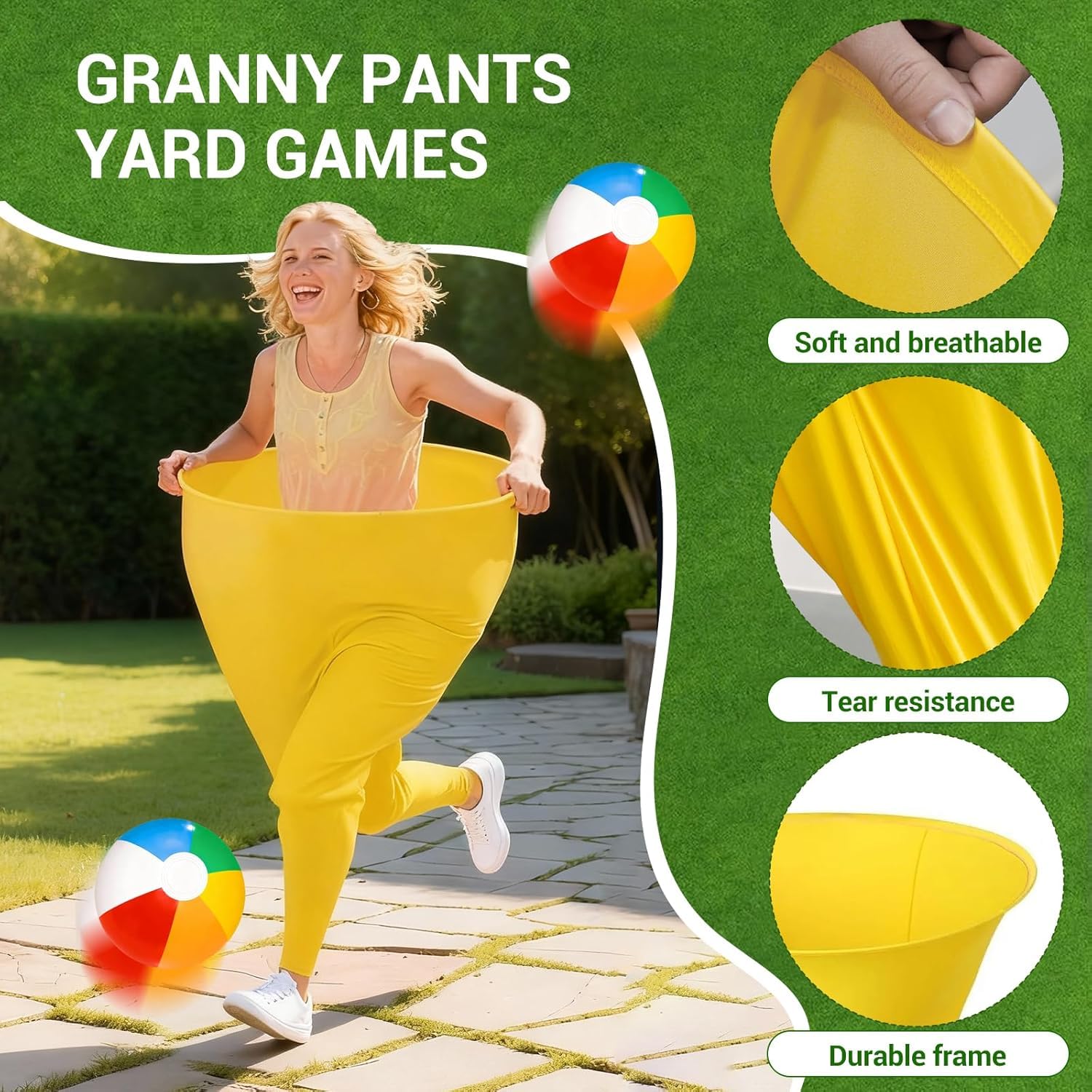 Jeux Exterieur - Jeu Exterieur avec 8 Balles et Pompe à Air, Jeu de Lancer pour Fête en Plein Air, Jeux Amusants pour Fêtes de Famille et Groupes d‘Adultes