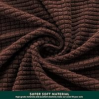Vista 41 de CHUN YI - Funda elástica para sofá (7 piezas), funda para sofá de 3 plazas con tres respaldos y cojines separados con banda elástica, tela jacquard