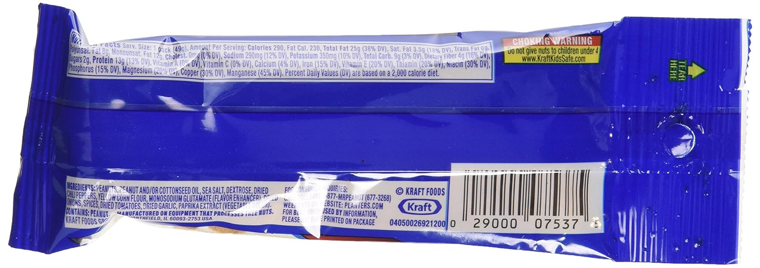 Planters Heat PeanutsTubes - 1.75 oz - 18 ct