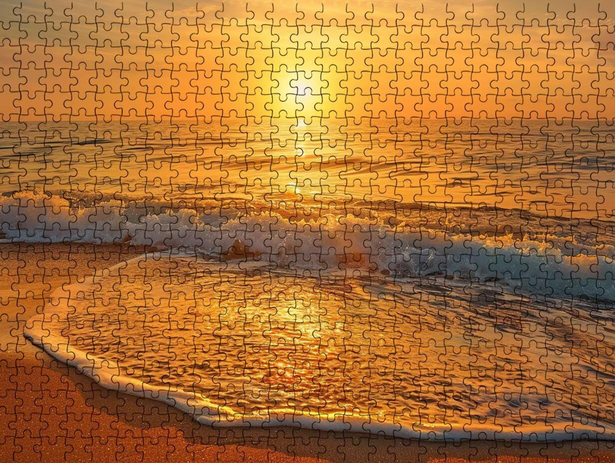 Clásicos Puzzle 2000 Piezas para Adultos, Sunset Beach LDYQS7-371