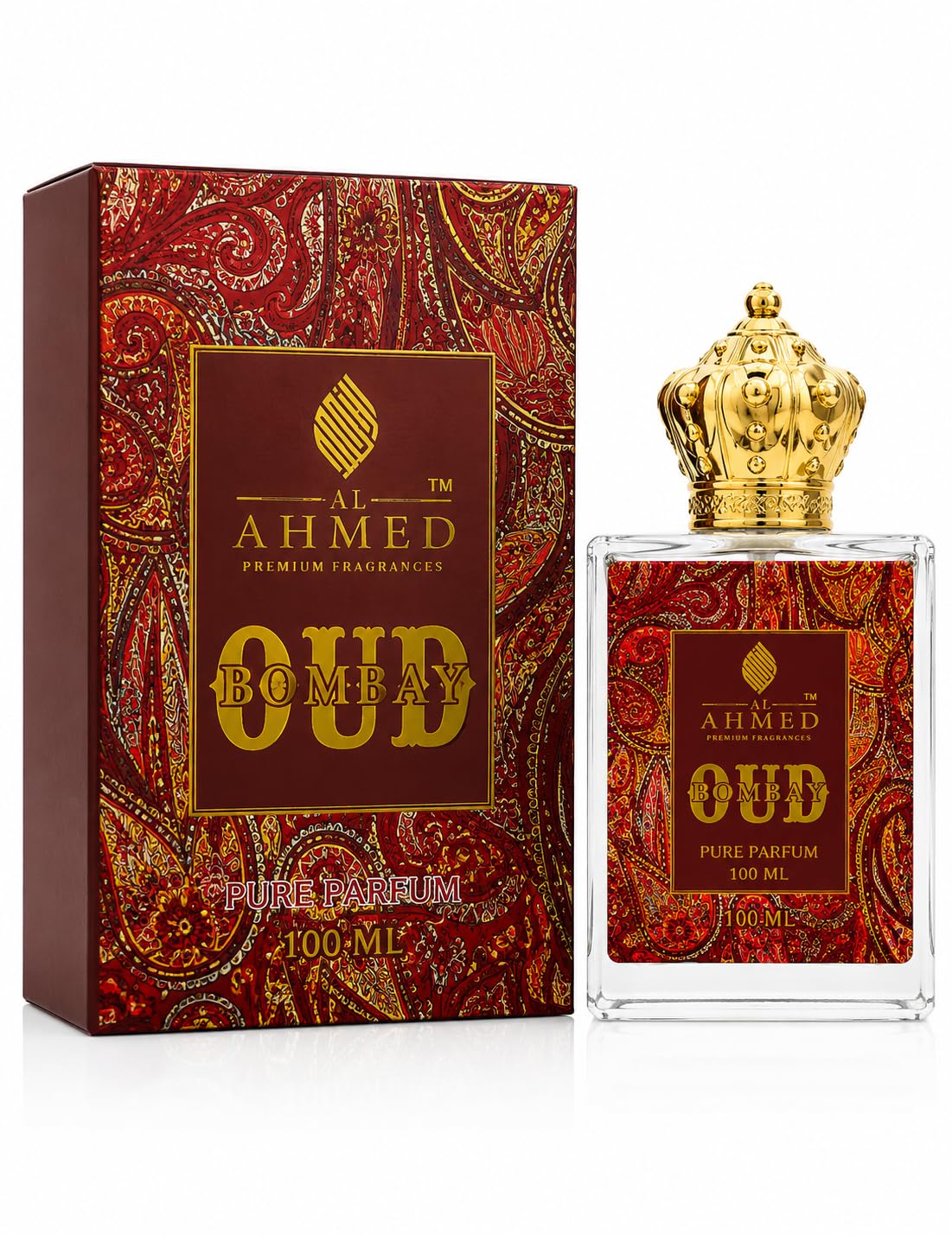 AL AHMED Bombay Oud Pure Parfum 100ml | Luxury Long Lasting Perfume for Men & Women | Premium Arabic Fragrance | Extrait De Parfum-image-23