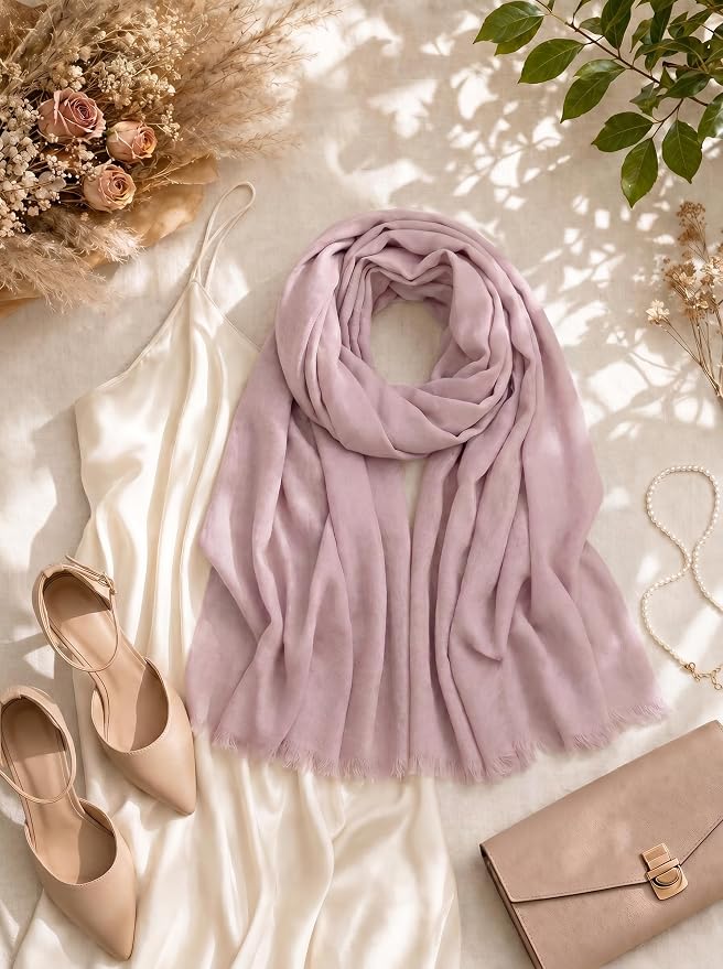 Chal fino mujer 55% cashmere 45% seda mulberry liviano miniatura 7
