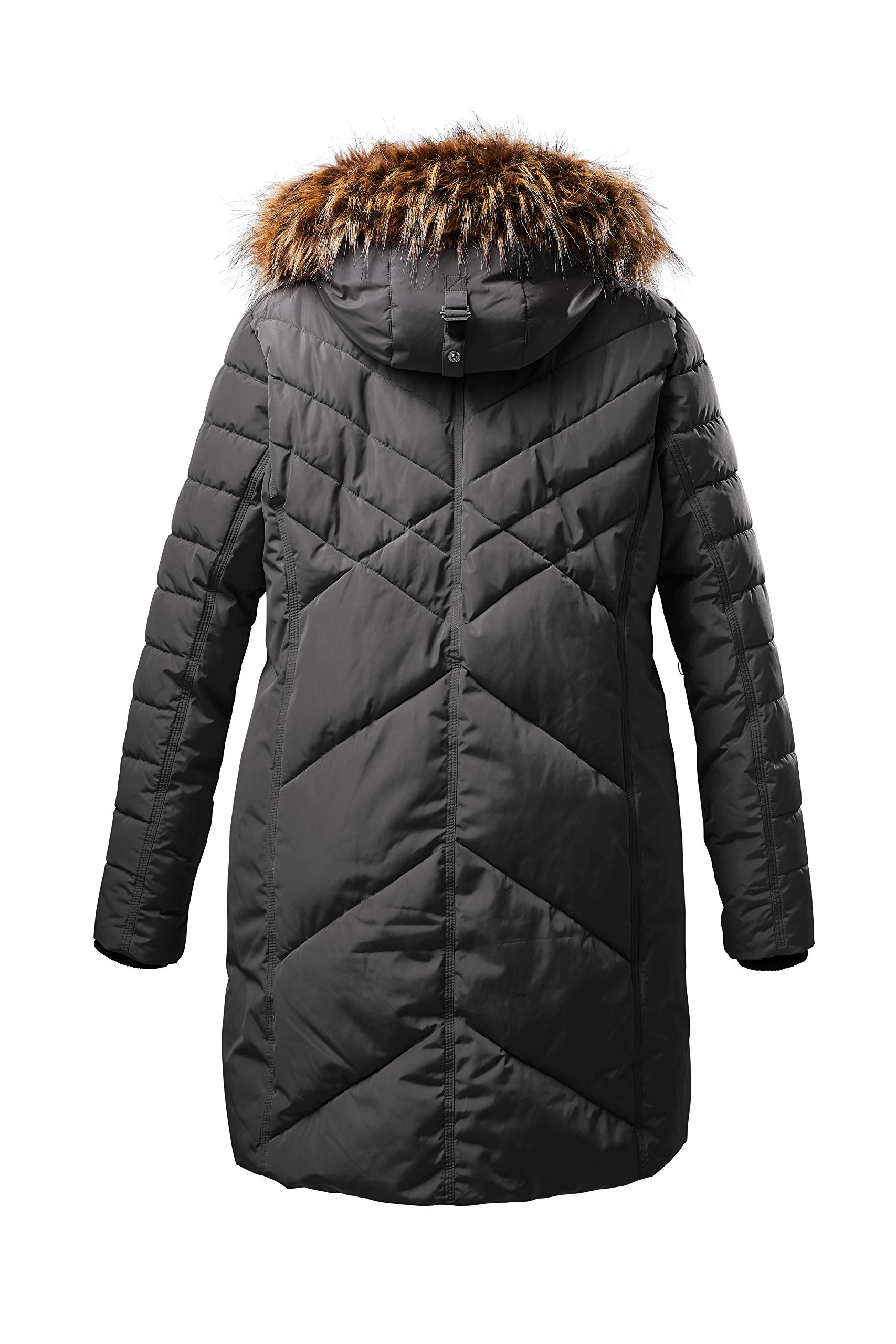 STOY Wmn Quilted Prk D Parka con aspecto de plumón con capucha desmontable Mujer