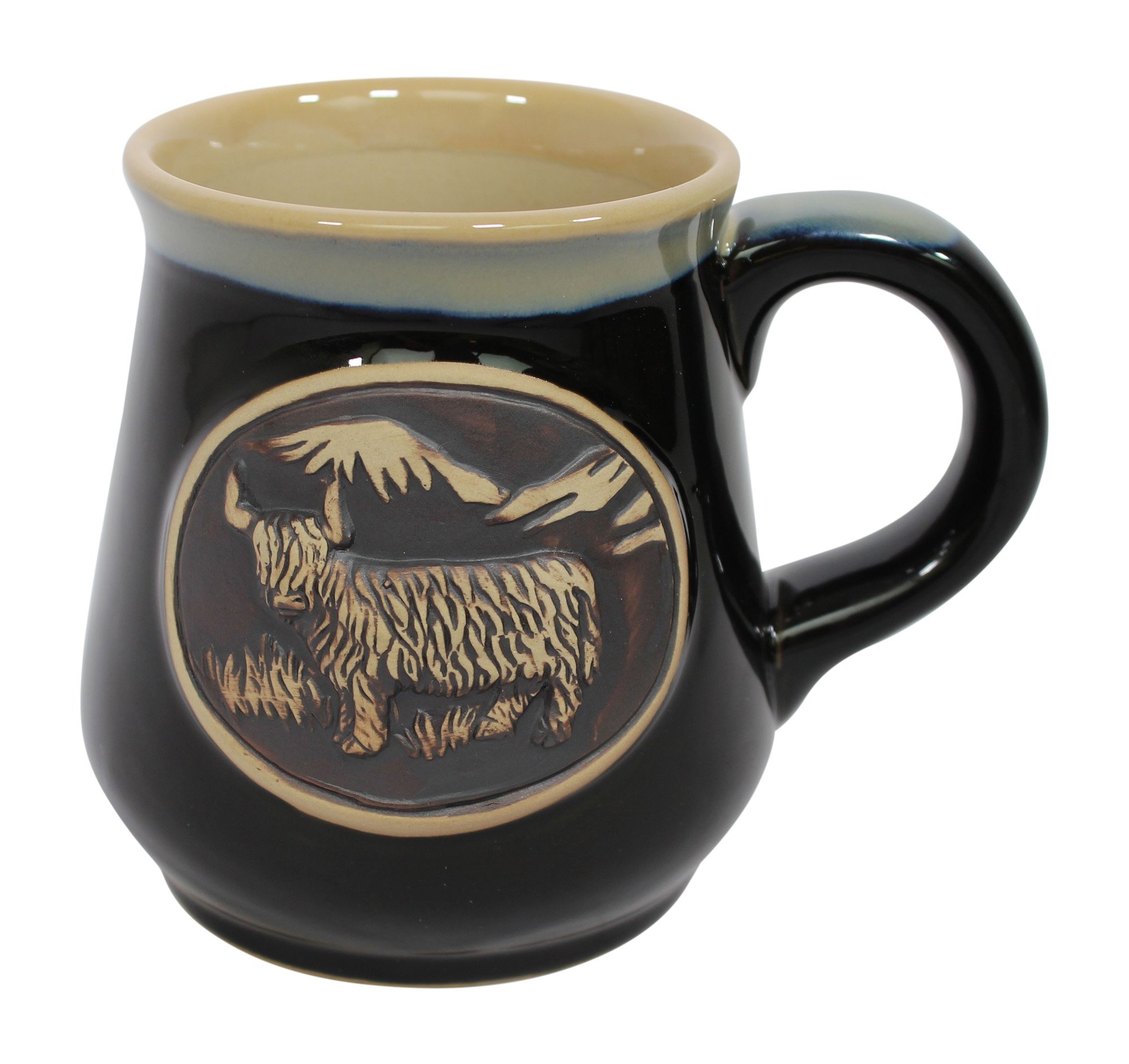 Glen Appin Stoneware Piping Hot Mug Featuring A Highland Cow Coo