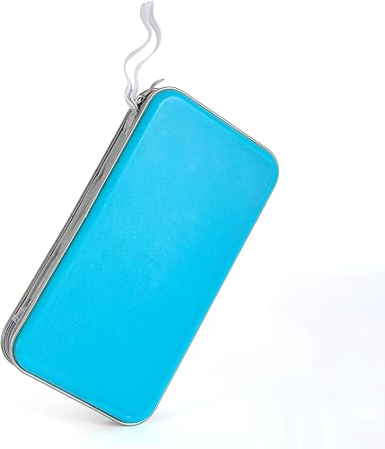 Estuche rígido para CDDVD de color brillante para 72 discos de CDDVDBlu-ray de almacenamiento y colección, ideal para la colección de DVD del coche,