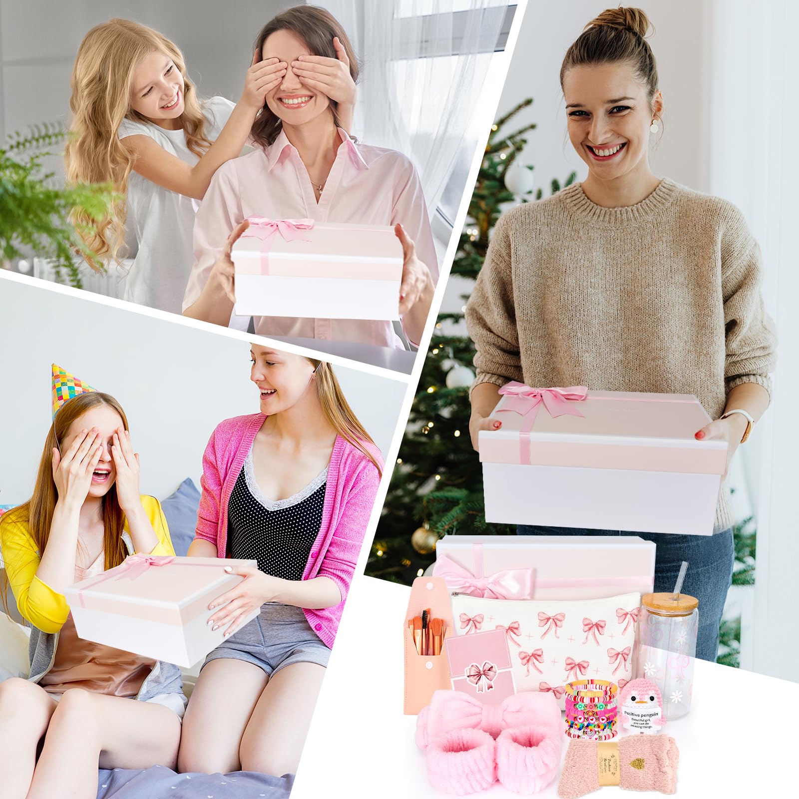 Regalos para Niñas Adolescentes 9 10 11 12 13 14 15 16 Años, Regalo Mujer Cumpleaños Aniversario para Mujer, Regalos Mujers para San Valentin, Navidad, Día de la Madre, Escolarización (Rosa)