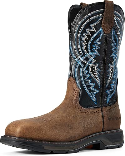 Miniatura 7 de ARIAT Workhog Xt - Botas de trabajo para hombre (puntera cuadrada, impermeables, puntera de carbono)