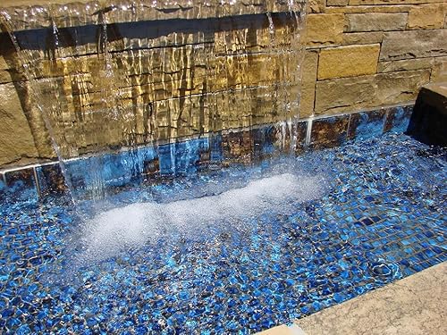 Miniatura 4 de Tenedos Azulejo de mosaico de porcelana con patrón cuadrado azul calacatta de 2 x 2 de alta calidad para cocina, azulejos de piscina, ducha de baño,