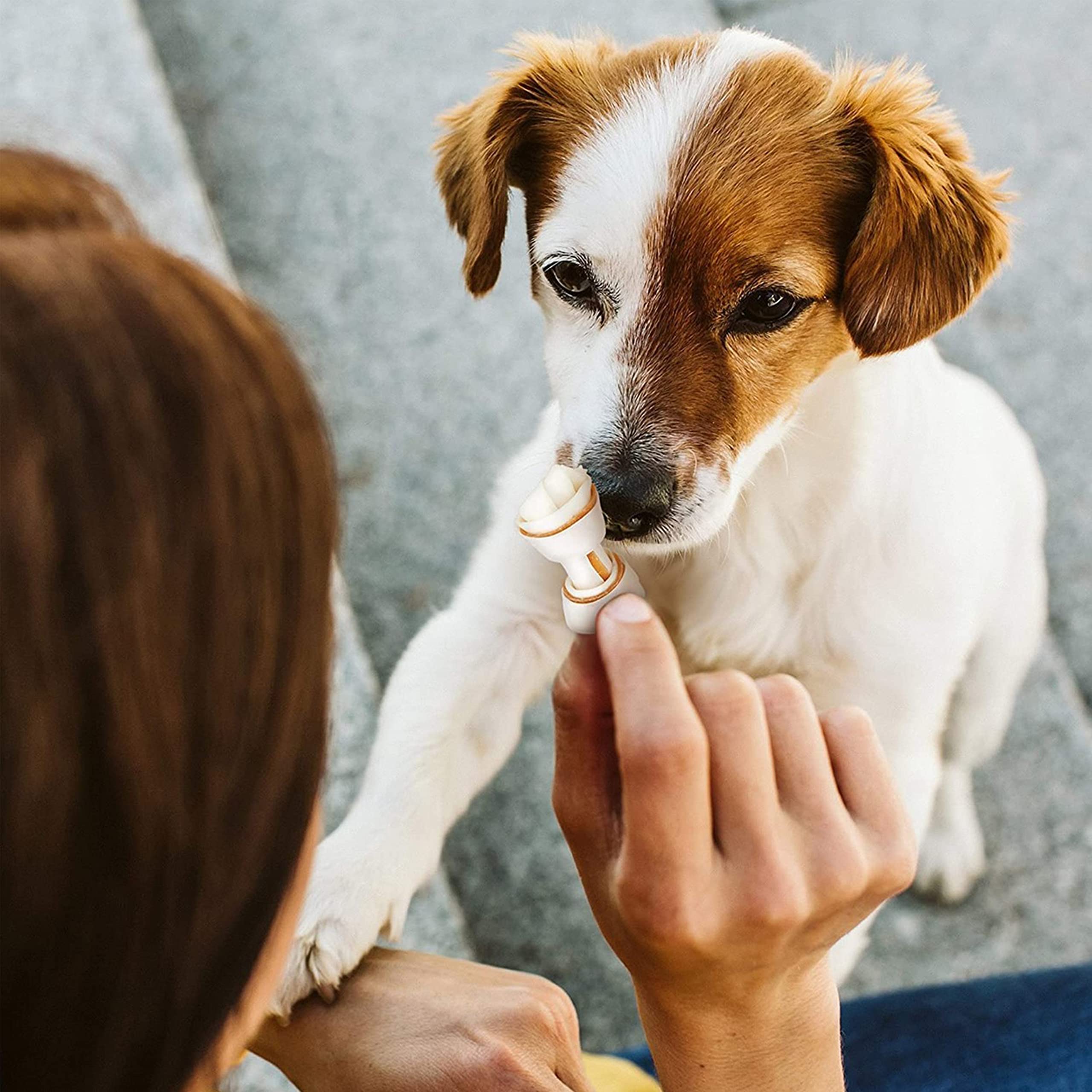 8in1 Delights XS - Os à Mâcher garnis de poulet pour Chien de Petite Taille - 7 pièces