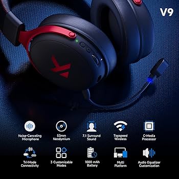 マイク　7ACOUSTIC G9PLUS Amazon.com: targeal Gaming Headset with Microphone for PC