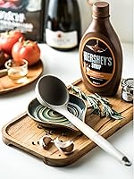 Vista 4 de Reposa cucharas para estufa, soporte para cucharas con asa para fácil agarre, decoración rústica de granja, soporte para utensilios para cucharas