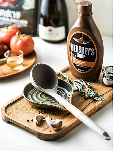 Miniatura 4 de Soporte para cucharas para encimera de estufa, soporte para cuchara de cocina con asa para fácil sujeción y transporte, decoración de granja,