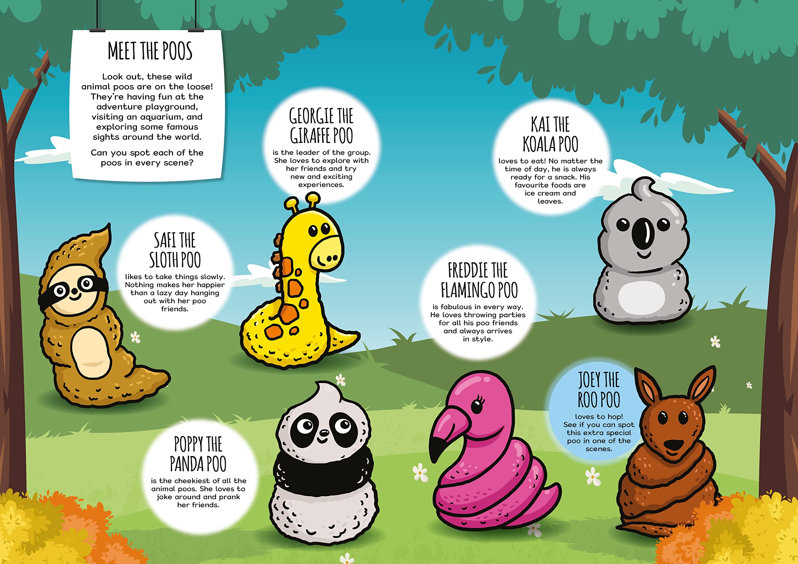 Where's the Animal Poo? A Search and Find
