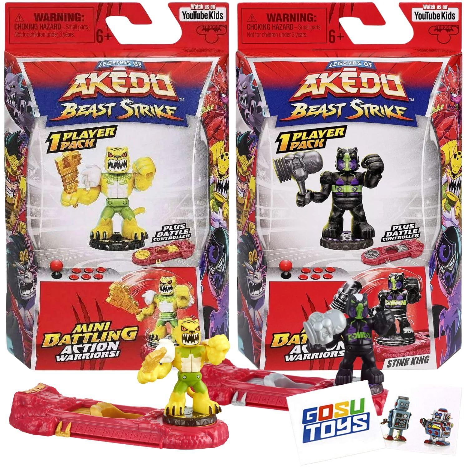 Jual Mainan Mini Battling Action Figure Akedo Battle Arena Ms14217 Di