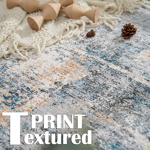 Vista 93 de jinchan Alfombra de pasillo de 2 x 6 pulgadas, lavable, moderna, abstracta, gris, con estampado múltiple, alfombra para interiores, contemporánea