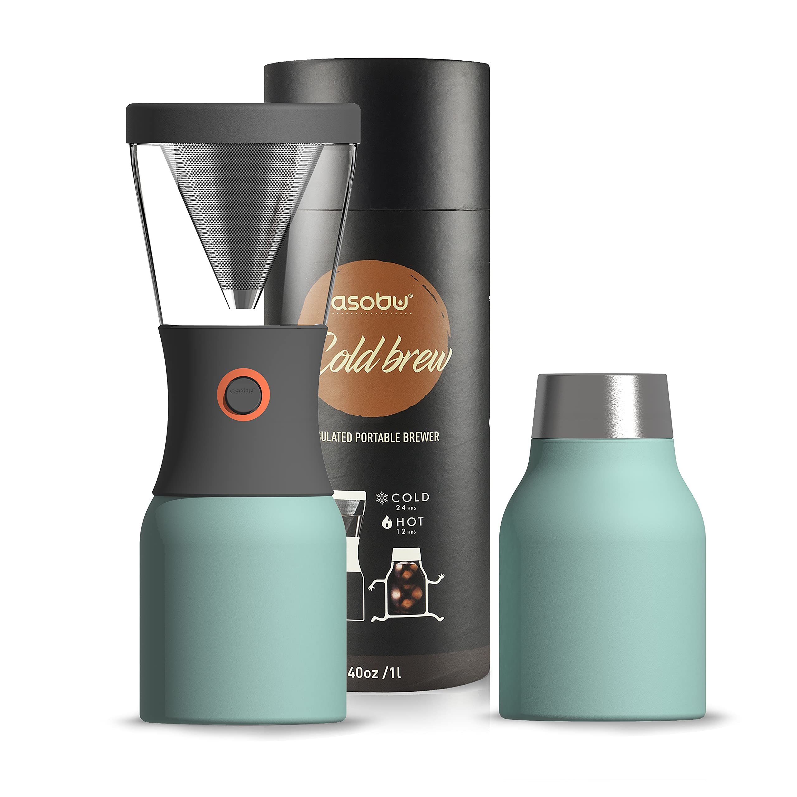 Buy Asobu Coldbrew Portable Cold Brew Coffee Maker With a Vacuum
