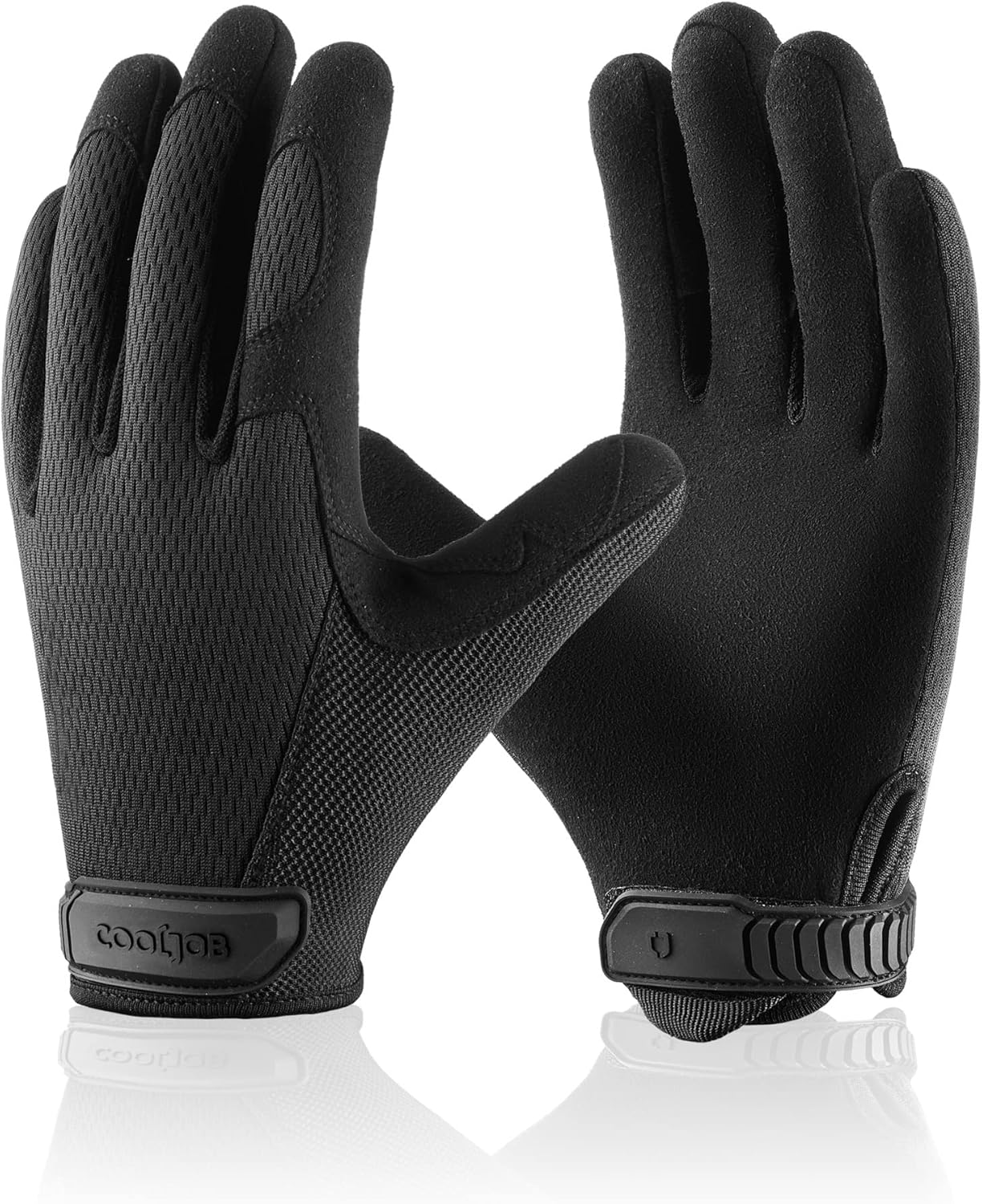 COOLJOB Touchscreen Tactical Work Gloves for Men, Flexible Mechanic