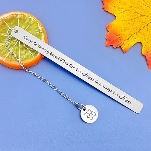 Miniatura 4 de Marcapáginas de aliento de hipopótamo para mujeres y hombres  Mejor amigo, familia, amantes del hipopótamo, regalo inspirador para graduación,