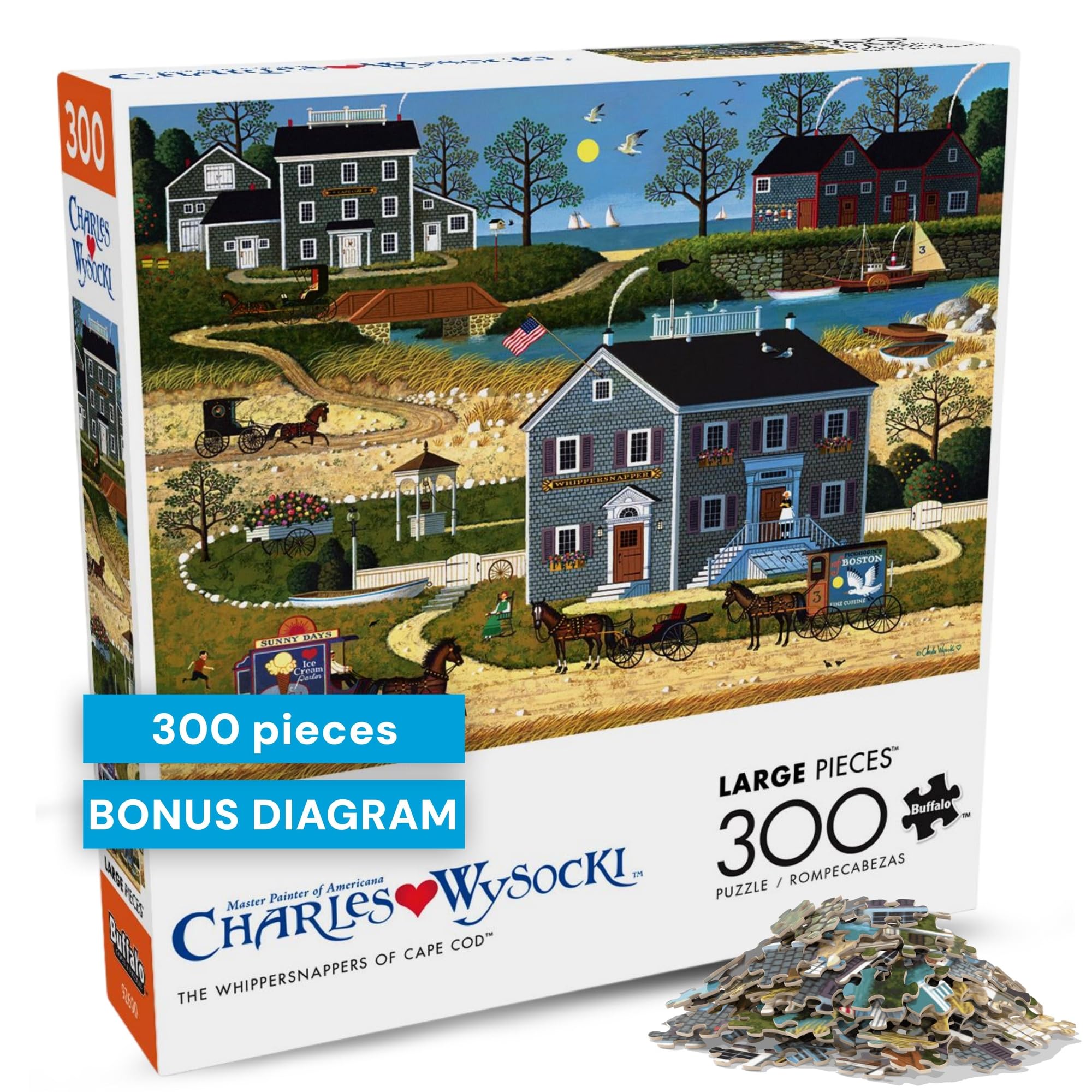 Amazon.com: Buffalo Games - Charles Wysocki - The Whippersnappers