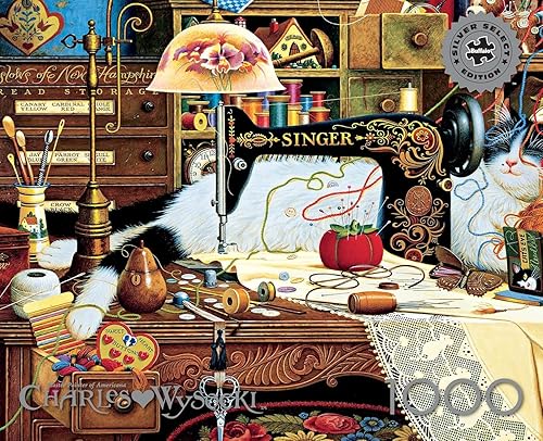 Miniatura 10 de Buffalo Games - Silver Select - Charles Wysocki - Old Cape Cod - Rompecabezas de 1000 piezas para adultos desafiante rompecabezas perfecto para