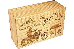 Handcrafted Horse Wooden Cremation Urns for Human Ashes Adult Large - Funeral...