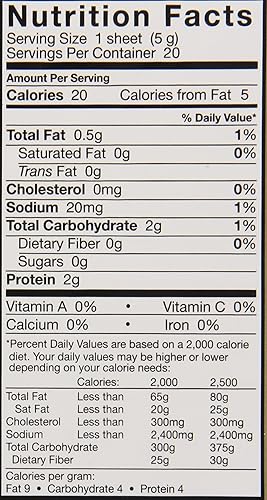 Miniatura 2 de Yamamotoyama Sushi Party - Envoltura de soja, sésamo, 20 unidades, bolsa de 3.5 onzas