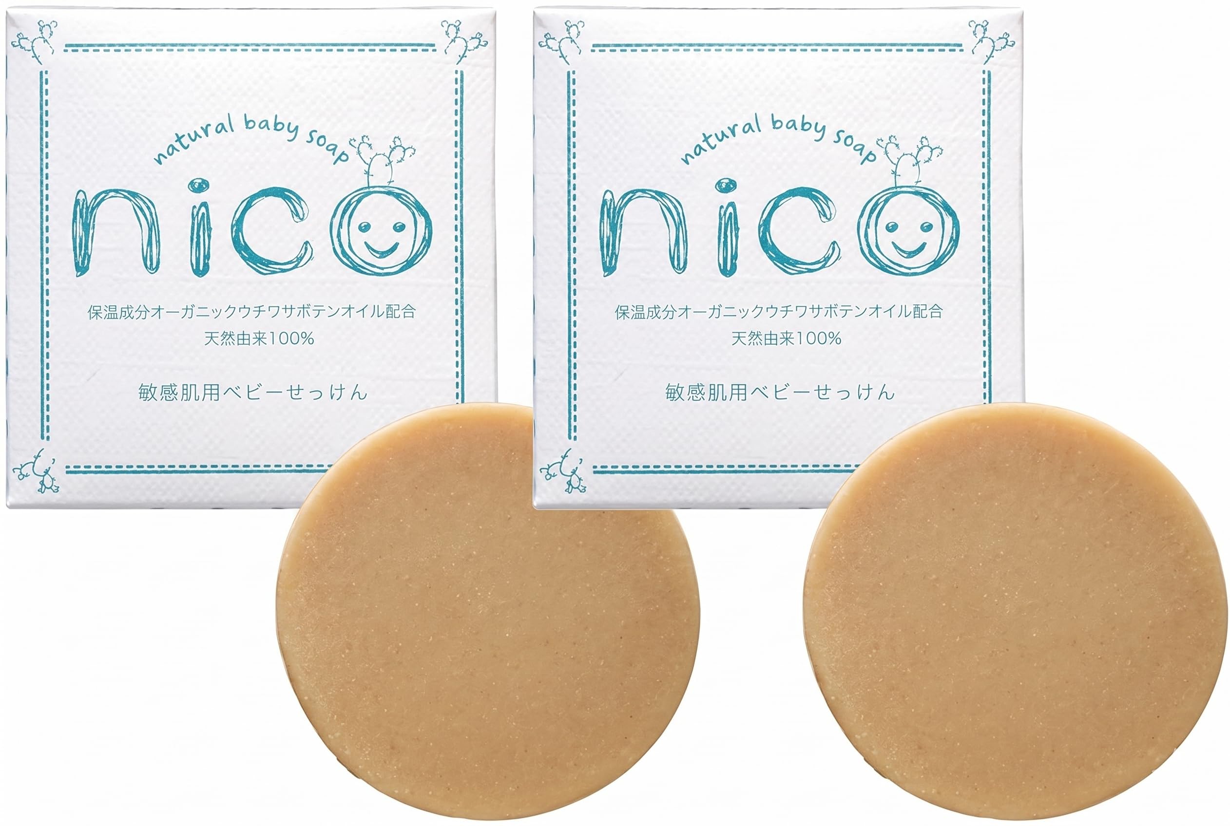 Amazon.co.jp: nico石鹸（2個セット）nico石鹸 泡 無添加 ボディソープ