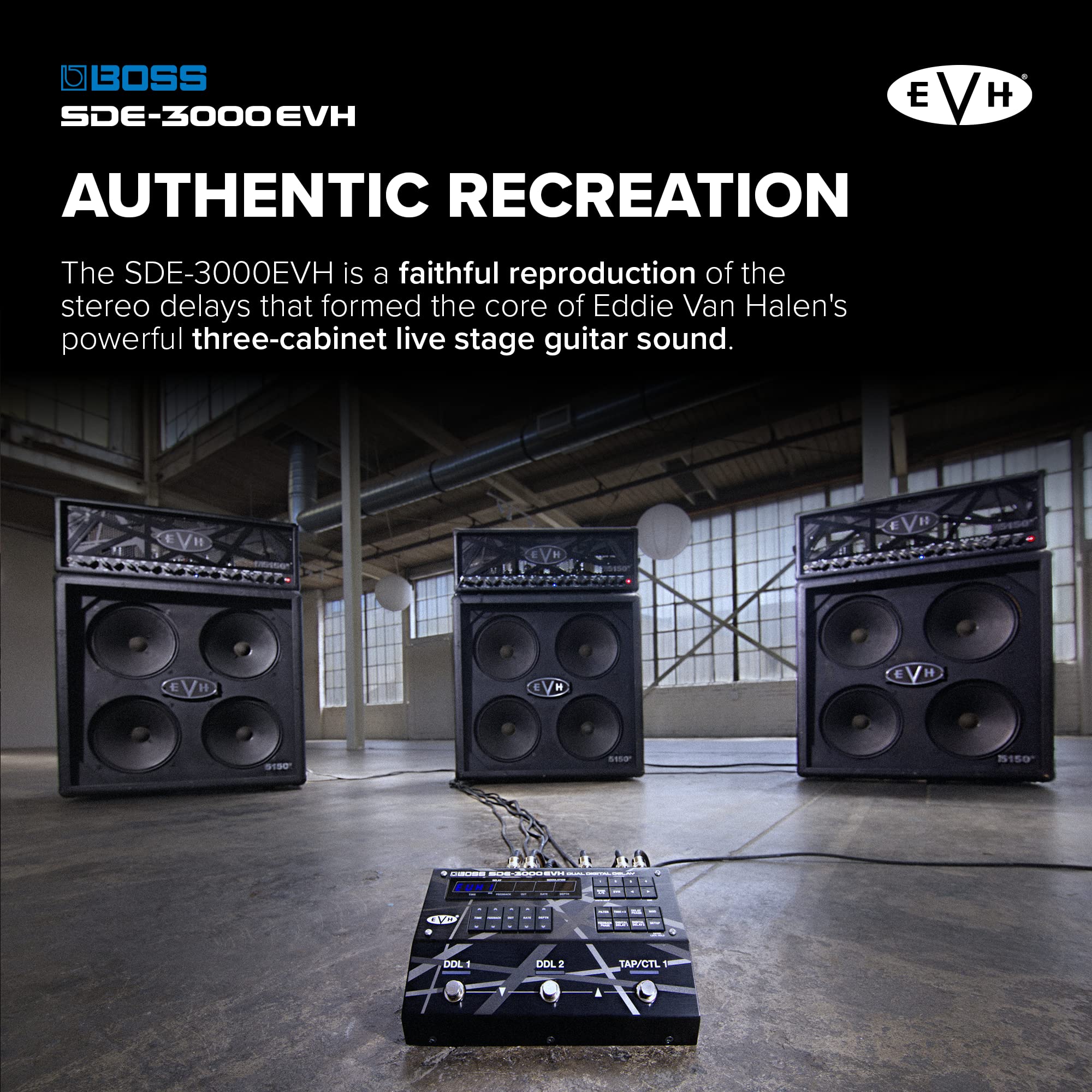 BOSS SDE-3000EVH Special Edition Eddie Van Halen Dual