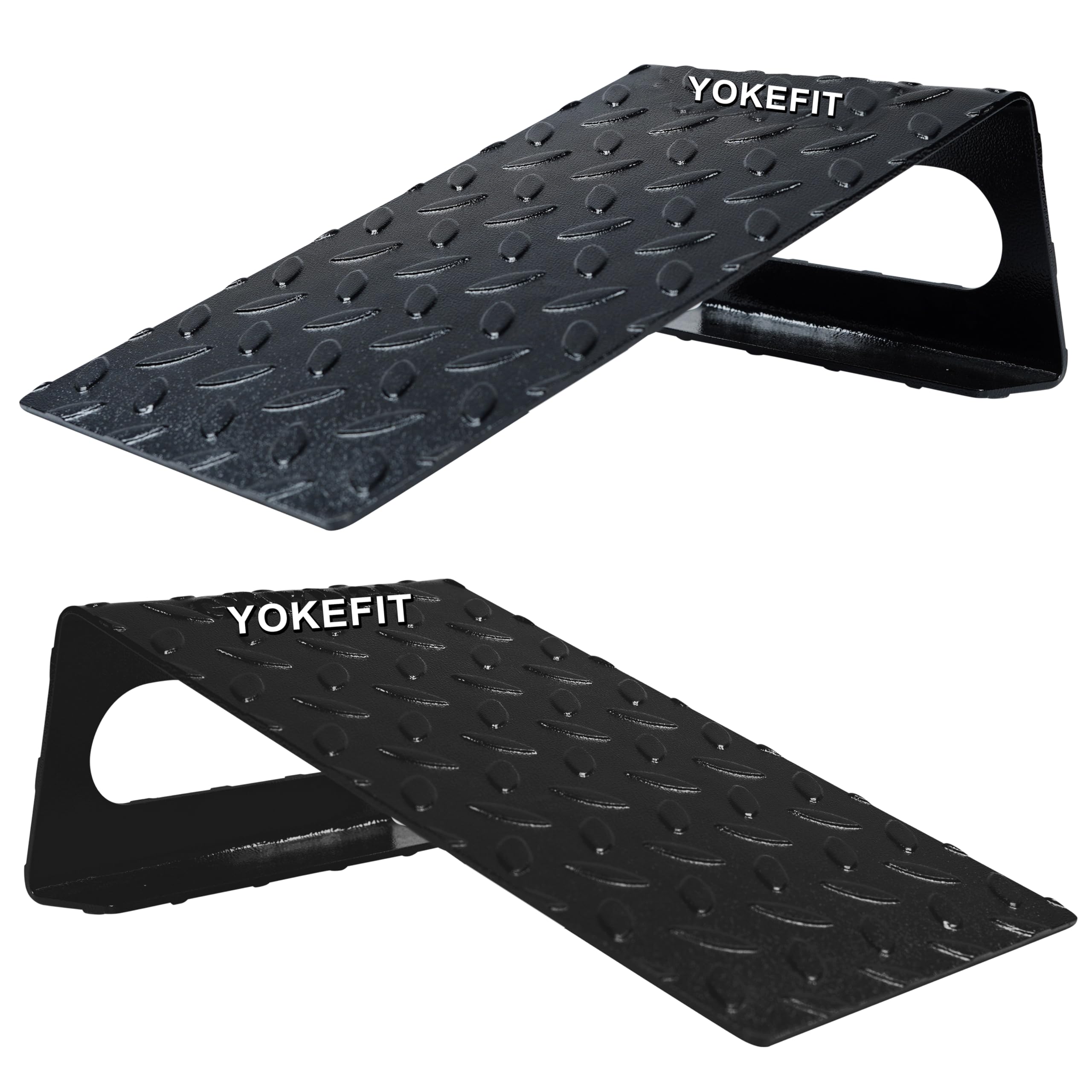 YOKEFIT Squat Wedge – Professional Squat Ramp for Weightlifting and Fitness – Squat Platform- Slant Board for Heel Elevated Squats and Calf Raises – Heavy-Duty Anti-Slip Squat Blocks (20 Degrees)-image-4