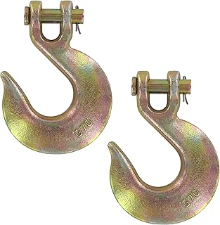 US Cargo Control 1/2 Inch, Grade 70, Clevis Slip Hook, Working Load Limit 11,300 Pounds, 2 Pack