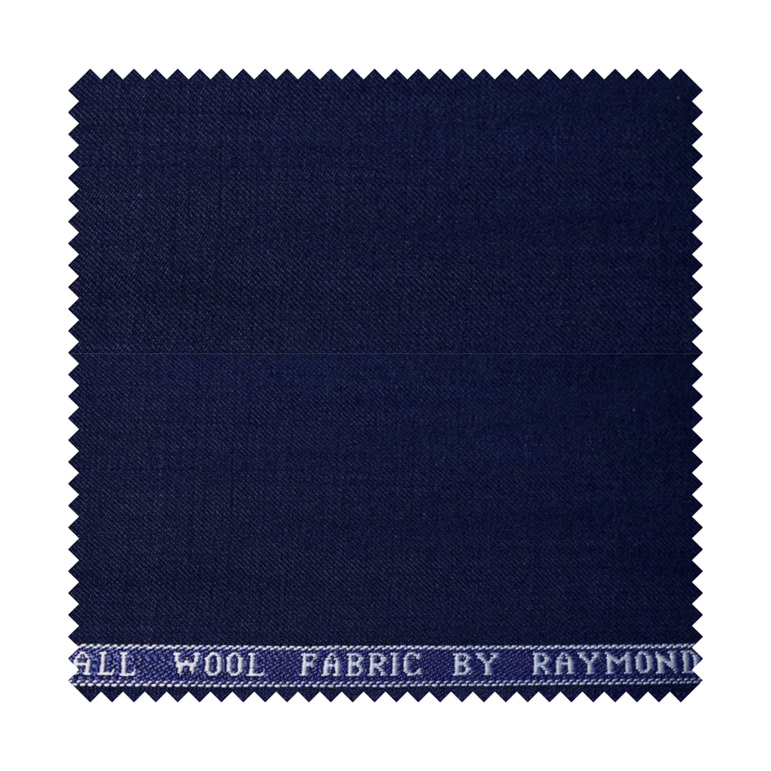 raymond Merino All Wool Blended 3 Meters Fabric (Blue, All weather Fabric, Wrinkle Free)-picture-15