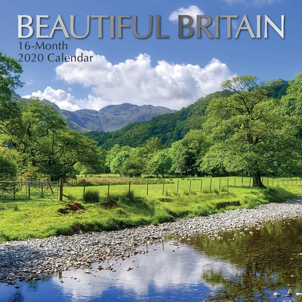 Beautiful Britain: 2020 Square Wall Calendar Paperback – 1 July 2019