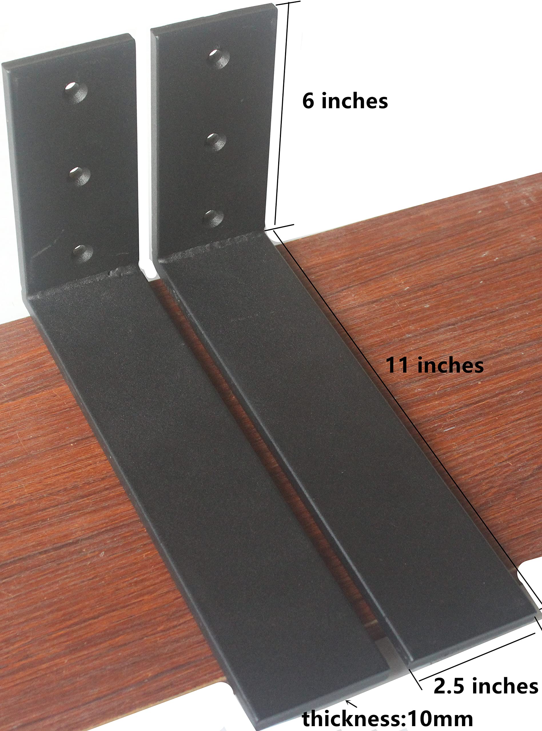 Snapklik.com : Countertop Support Brackets 2 Pack L11 X H 6" X W 2 1/2